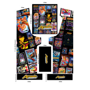 Kích thước đầy đủ Arcade Máy artwrok, cao rusolution - Product Image 5