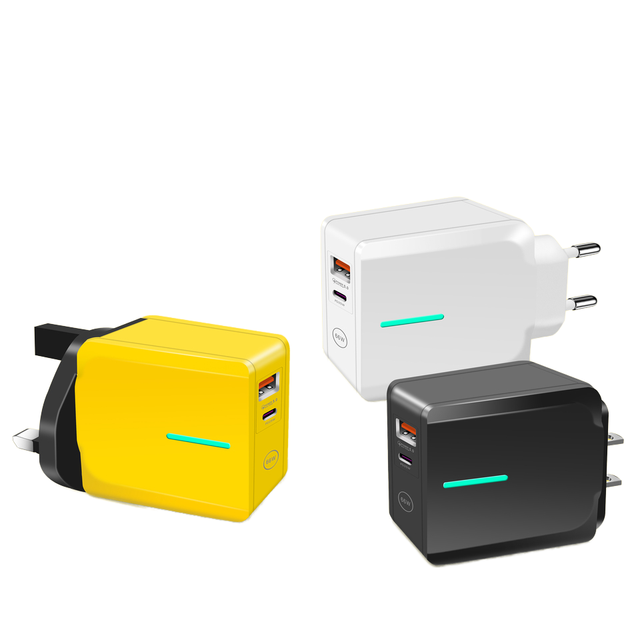 DENIXI New 66-watt Mobile Phone Charger, PD25W Fast Charging 5.0 Charging Adapter for LaptopsPD + SUB Convenient Travel Charger.
