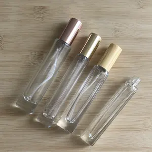 Botol semprot Parfum portabel, Atomizer kaca Flacons 10ml 12ml 15ml