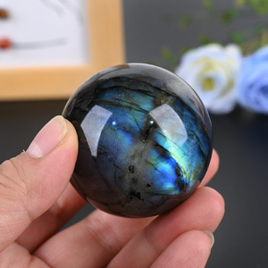 Wholesale High Quality Natural Healing <b>Crystal</b> Craft Labradorite <b>Crystal</b> <b>Ball</b> Sphere for Home Decoration - Product Image 3