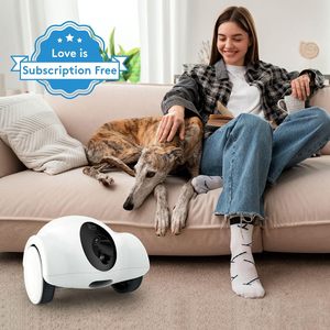 Automatic Small Animal Feeder <b>Camera</b> 1080P <b>Wifi</b> 360 Move 2-Way Audio App Charge 30 Days Standby Eco-Friendly - Product Image 3