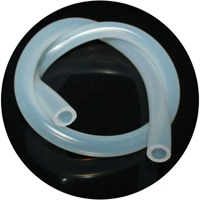 Tubo de borracha de silicone de alta transparência, tubo de borracha de silicone de alta qualidade
