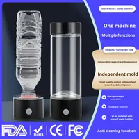 Générateur d'eau hydrogénée rechargeable pour tasse froide, générateur d'hydrogène portable, bouteille d'eau électrique avec technologie SPE PEM