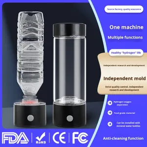 ขวดน้ำไฟฟ้าพร้อมเทคโนโลยี SPE PEM เครื่องกำเนิดน้ำไฮโดรเจนแบบพกพาถ้วยเย็นแบบชาร์จไฟได้ - Product Image 4
