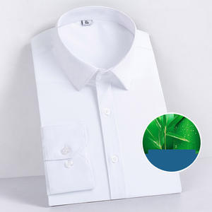 Camicie Formali da Uomo in Fibra di Bambù Personalizzate, Maniche Lunghe, Elastiche, Antipiega, Senza Stiratura - Product Image 5