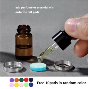 100 cái/lốc đầy màu sắc hợp thời trang hương liệu cảm thấy miếng 9mm phù hợp cho 12mm tinh dầu khuếch tán mề đay nổi mề đay màu ngẫu nhiên - Product Image 4