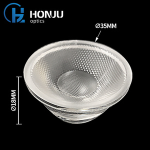 옥수수 속 광학 플라스틱 상업적인 프레넬 선형 집중시키는 단계 스포트라이트 사무실 침실 램프 실내 점화 Led 렌즈 - Product Image 3