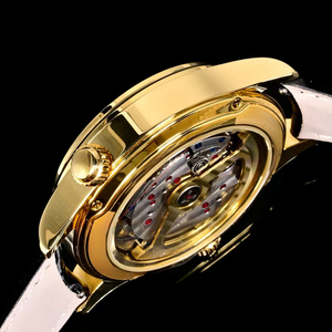 <b>Top</b> Quality Designer Style Automatic World Time Global Cities Dual Time Zone Power Reserve Sapphire <b>Rose</b> Gold Mens Luxury Watch - Product Image 4