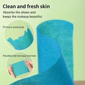 Factory Oil Absorption Sheet Control Tissue 50pcs Oil Blotting Paper Facial Tissue Paper Oil Blotting Sheets For The Face