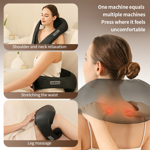 Venta caliente amasado Shiatsu hogar y uso en el trabajo masajeador relajante de cuello y hombros - Product Image 5