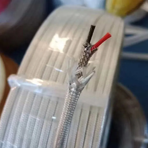 2x1.5mm2 KC <strong>Fiberglass</strong> Sheath FTFE <strong>Insulation</strong> High-<strong>Temperature</strong> Thermocouple Compensating Lead Cable Wire 220V 380V <strong>Rated</strong> Voltage - Product Image 4