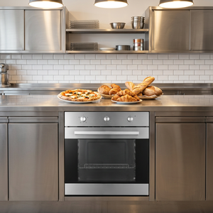 Forno Elettrico a <span class=keywords><strong>Incasso</strong></span> Singolo in Acciaio Inox con Convezione, Forno da Parete Singolo 60cm - Product Image 1