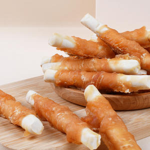 Comida para mascotas al por mayor, golosinas para perros, pechuga de pollo seca envuelta en Barra de nutrición, comida para perros pequeños, bocadillos para perros - Product Image 2