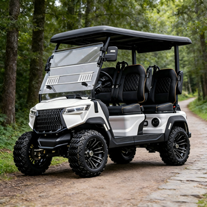 Nouvelle conception de voiturette de golf haut de gamme 4 places avec confort et stabilité améliorés pour les routes non publiques - Product Image 1