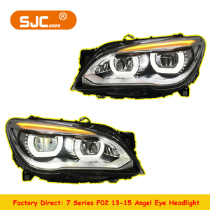 <span class=keywords><strong>Fari</strong></span> <span class=keywords><strong>Angel</strong></span> <span class=keywords><strong>Eyes</strong></span> SJC Auto per BMW Serie 7 M7 F01 F02 2013-2015, Luci Anteriori Adattive con Fascio Alto/Basso, Direttamente dalla Fabbrica - Product Image 1