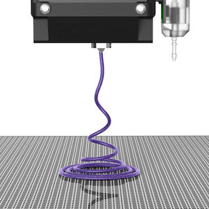 Filament 3D en <span class=keywords><strong>PLA</strong></span> 1.75mm, Filament scintillant/paillettes violet, erone pour imprimante et stylo 3D, 1KG, 1 bobine - Product Image 4