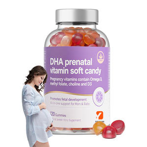 Dha meneal gummies עם אומגה 3 d3 חומצה פולית להתפתחות העובר - Product Image 1
