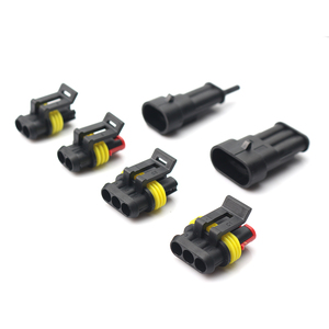 Meishuo Qvp Serie 2 3 4-Pins Auto-Connectoren Waterdichte Mannelijke En Vrouwelijke Auto-Terminals Met Nylon Behuizing Messing Contacten - Product Image 4