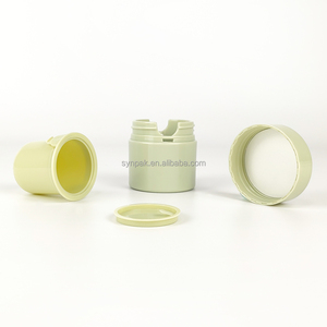 عبوة أسطوانية قابلة لإعادة التعبئة سعة 30 مل بقطر 51 مم من مادة PETG لتخزين مستحضرات العناية بالبشرة والكريمات وشمع الشعر وأقنعة الوجه بألوان مخصصة - Product Image 2