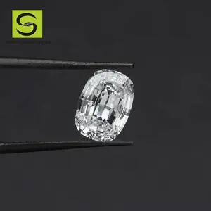 SuperGSSGSD027ラージローメリーエメラルドカットCvdHphtラウンドハートルーズシンセティックリアルイエローギアラボ成長ダイヤモンド