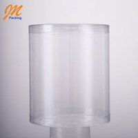 Transparent en plastique chocolat d'emballage de cylindre