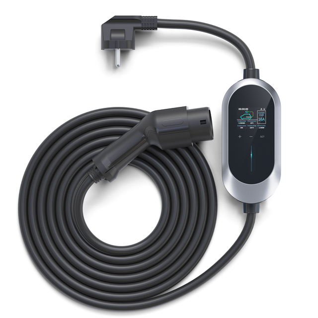 Home Use AC Type 2 Single Phase EV Charger AC Charging Station for Electric Vehicle With SAEJ1772 Connector