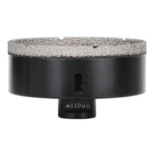 Jeu de forets <span class=keywords><strong>diamant</strong></span>és FEIDA M14, tige de 5 mm, longueur totale de 10 mm, acier brasé sous vide, diamètre de 8 mm, finition oxyde noir, maçonnerie - Product Image 5