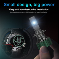 Lampu depan LED M9PRO, bohlam LED Super tinggi CANBUS 6000K 9-60v H1 H8 H9 HB4 HB3 9005 9006