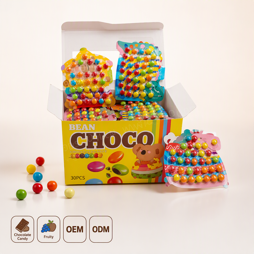 Life Numbers Cartoon BESTAR Wholesale Push Pop Bean Shaped Chocolate Fidget Toy Snack ...