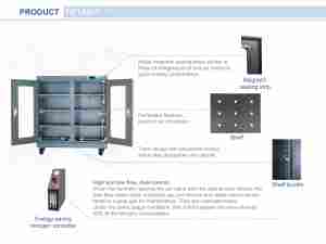 خزانة نيتروجين عالية الكفاءة وموفرة للطاقة سعة 450 لتر بنسبة رطوبة 1%-60% مناسبة للإلكترونيات والطب والطاقة الجديدة وأشباه الموصلات - Product Image 4