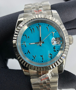 Reloj con Movimiento NH35 de Calidad, Movimiento Automático NH35, Reloj con Esfera de Números Árabes - Product Image 6
