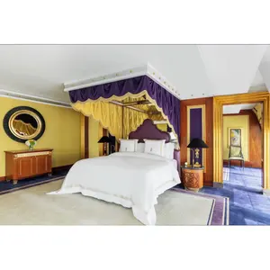 45つ星のカスタマイズされたホテルの寝室セット家具ホスピタリティCasegoodsカスタムメイドのプロジェクトルームセット