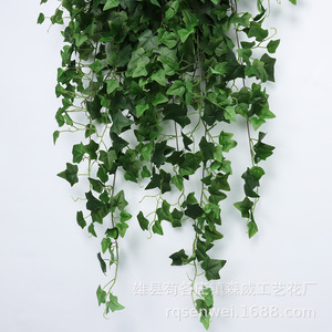 Mur végétal artificiel en lierre, grimpes vertes décoratives pour intérieur et extérieur, décoration murale végétale - Product Image 4
