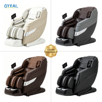 Fauteuil de massage électrique intelligent 3D OYEAL avec fonction Shiatsu, contrôle de la minuterie, gravité zéro, rail S&L, compression d'air pour tout le corps, 120W
