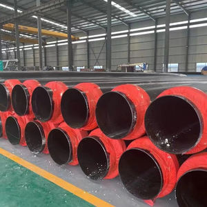 <span class=keywords><strong>A53</strong></span> A106 ASTM ท่อเหล็กฉนวนโพลียูรีเทนสำเร็จรูปสำหรับฝังโดยตรงระบบทำความร้อนใต้ดิน - Product Image 3