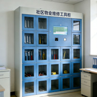 Gabinete de Herramientas para Taller de Reparación Automotriz Inteligente de Alta Resistencia, con Cerradura Electrónica de Teclado, Enchufe Integrado, Cerradura con Contraseña, Construcción de Acero