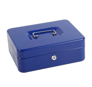 Wholesale High Quality Pink Money Saving Bank Cash <b>Box</b> Coin Slot and Key <b>Lock</b> 2 Keys Strongbox Cash <b>Box</b> for Children - Product Image 4