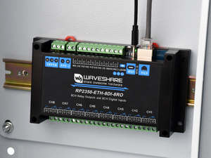 Placa de control industrial RP2350, relé de red de 8 canales de grado industrial, control remoto, puerto RS485/Ethernet - Product Image 5