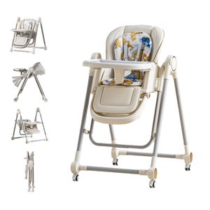 2 1 Modern Foldable Portable Electric Gliding L-Shape Eco-Friendly <b>Chair</b> Remote Control Safety Features Plastic Baby <b>Dining</b> - Product Image 2