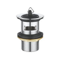 G1-1/4 "Bad Bad zubehör Pull-Lift Gefäß Waschbecken Plug Drain Basin Abfall mit Überlauf loch