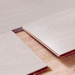 Roble de madera de roble Ac5 Hpl Hdf Mdf Piso Wax V-groove Parquet Ms Decking Tiles Board Laminat Floor Panel Pisos laminados - Product Image 4