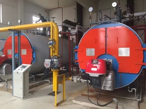 Tiết kiệm năng lượng thu hồi nhiệt thải áp suất thấp tạo ra hơi nước Lò Hơi Ống lửa ngang tự động dùng trong công nghiệp - Product Image 3