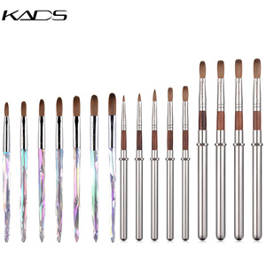 KADS Kolinsky – Ensemble de pinceaux à ongles en acrylique 100 % sable, série de pinceaux pour extension de poudre acrylique, stylo cristal, outil de manucure professionnel - Product Image 6