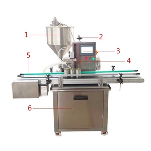 Machine de remplissage automatique à pompe rotative pour boissons, produits chimiques et sachets en verre - Haute productivité pour le ghee, le <span class=keywords><strong>beurre</strong></span> de cacahuète, la sauce chocolat - Product Image 1