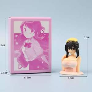 HUAYI Kawaii – figurine de dessin animé en résine, 6cm, genshiken kanako, décoration de voiture en PVC - Product Image 2