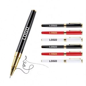 Cadeaux promotionnels avec logo personnalisé, stylo à bille en métal pour le bureau, papeterie d'entreprise - Product Image 2