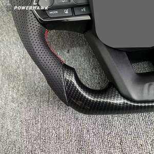 <span class=keywords><strong>พวงมาลัย</strong></span>หนังคาร์บอน GR Sport แบบกำหนดเองสำหรับ Toyota Hilux Revo N70 N80 Tacoma Tundra <span class=keywords><strong>Fortuner</strong></span> 2015-2022 LC300 LC200 - Product Image 3