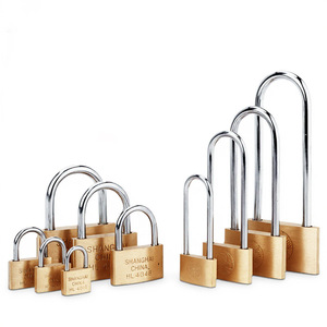 Cadenas en laiton à longue anse, serrure de porte de sécurité de grade B pour usage domestique - Product Image 1