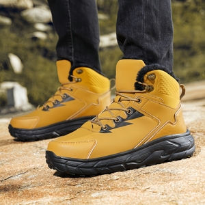 Gran tamaño Otoño e Invierno New Northeast Mid Top Zapatos de algodón <span class=keywords><strong>Botas</strong></span> de nieve <span class=keywords><strong>Botas</strong></span> de trabajo para hombres - Product Image 3