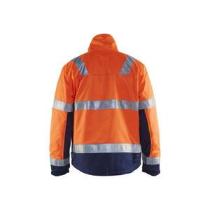 BLAKLADER - 486218115389XXL <b>Hi</b>-<b>Vis</b> winter <b>jacket</b> <b>Orange</b>/Navy blue - EAN 7330509370940 <b>HI</b>-<b>VIS</b> WORKWEAR - Product Image 2